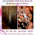 spéléo club de la Serre de Roquefort des Corbières. Roquefort des Corbières AUDE