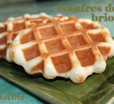 ~~ Gaufres de brioche ~~