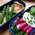 Bento 88: tarte thon/tomate et salade