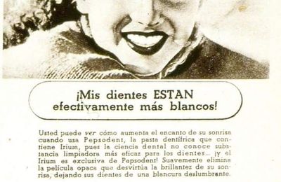 Publicité Pepsodent, 1950 (Espagne)
