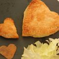 Coeurs feuilletés saumon ou truite pour la St Valentin : entrée (1)