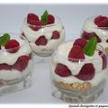 VERRINE A LA FRAMBOISE
