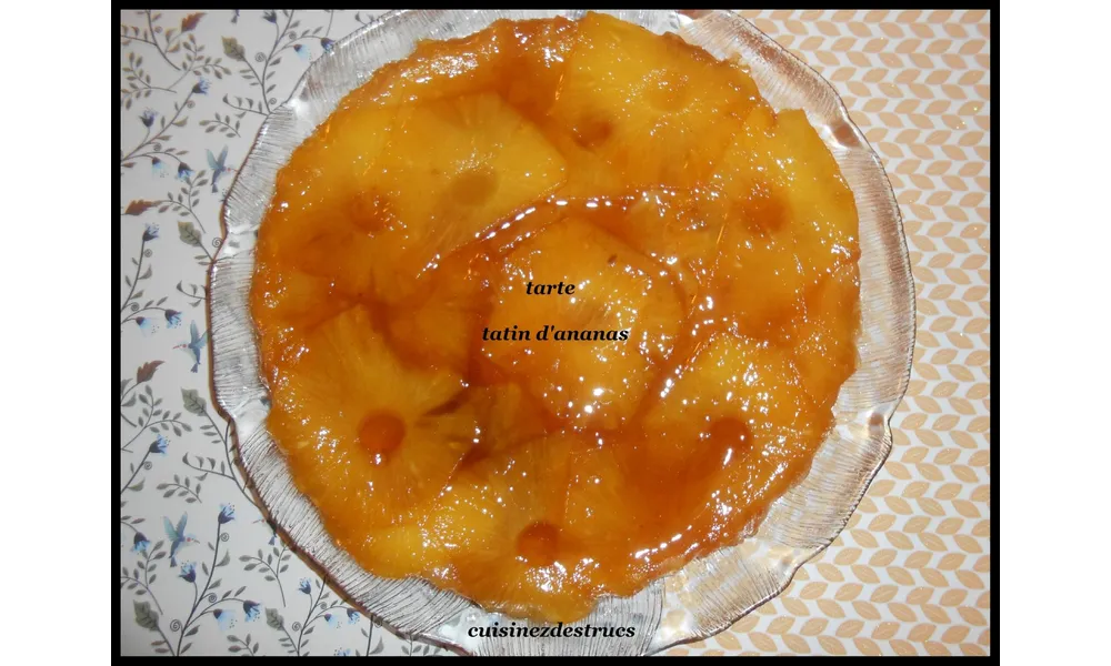 Tarte tatin d'ananas