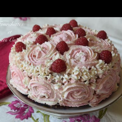 Cake design framboise