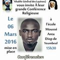 Reportage sur la Conférence de Seydina Issa SAMB 2016