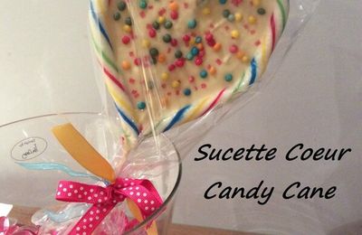 Cadeau gourmand - Candy cane en sucette