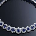 Burma Sapphire & Diamond Necklace