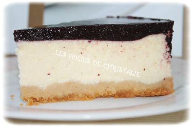 Cheesecake citron cassis