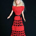 Barbie en rouge et noir