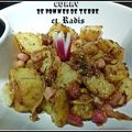 Curry de pommes de terre aux radis 