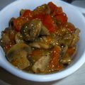 Poelée de champignons et tomates cerises
