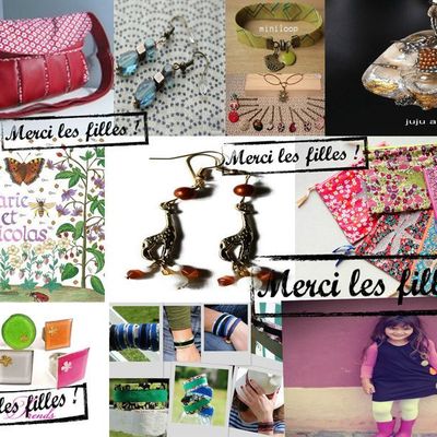 Miniloop et le collectif "Merci les filles" dans Marie-Claire idées