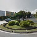 Rond-point à Lahad Datu (Ile de Bornéo)