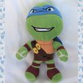 Doudou Peluche Tortues Ninja Bandeau Bleu Leonardo Play by Play