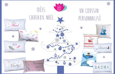 Gâtez vos enfants pour Noël avec un joli coussin personnalisé de Lili Pouce