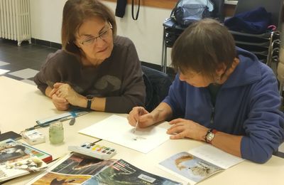 EXEMPLE D INTERVENTION PEINTRE PROFESSIONNELS ATELIER SALLE CLUNY