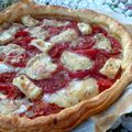 Tarte à la tomate et au cabécou