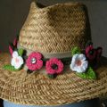 Chapeau fleuri