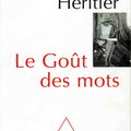 Le Goût des mots