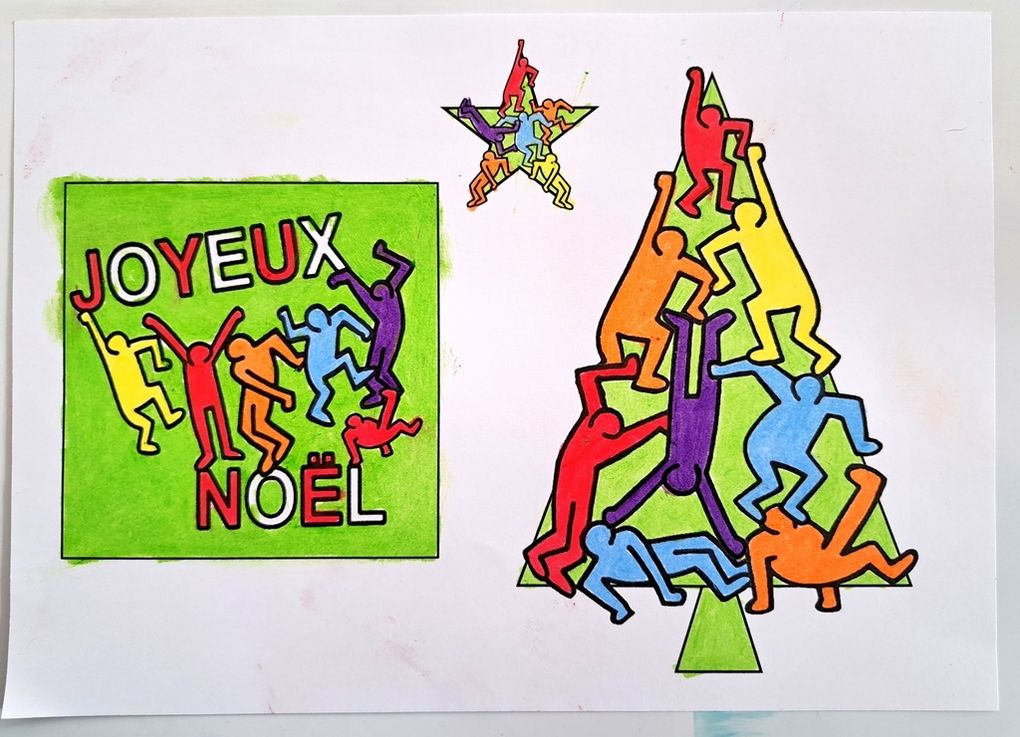 Le sapin KEITH HARING