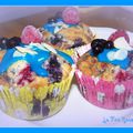 Cupcakes aux fruits rouge