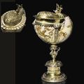 Coupe nautile et monture en vermeil, Allemagne, première moitie du XVIIème siècle, apparemment sans poinçon