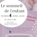 [REPORT] Conférence "Le sommeil de l'enfant" le samedi 4 avril prochain à Nantes