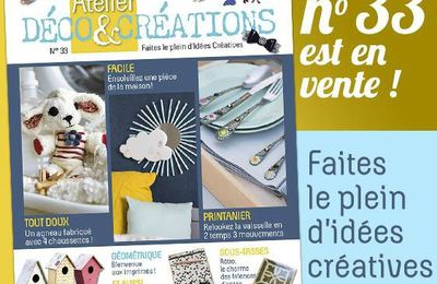 O'Perla dans le magazine Ateliers déco et créations...