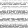 [Saint-Étienne] Communiqué de l'association luute pour un football populaire 03/12/2014