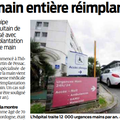 Réimplantation d'une main entière