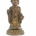 A gilt-bronze figure of a Bodhisattva, Qianlong period (1736-1795)
