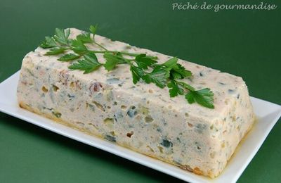 Terrine de saumon aux courgettes