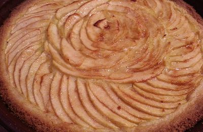 Tarte flan aux pommes