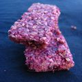 Purple flapjacks, des barres de céréales aussi belles que bonnes, que saines et que faciles.