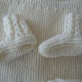 Ensemble bébé : chaussons