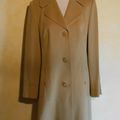 M094 : Manteau beige 60's T.40