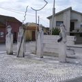 Rond-point à Portinho (Portugal)