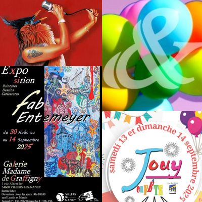 Septembre 2025 en Fêtes lorraines: expositions lorraines à Villers et Jouy