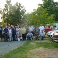 REUNION DE TRAVAIL DES MEMBRES DU CLUB MATHUSEEN des VIEILLES MECANIQUES AUTOUR DU BARBECUE.