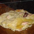 Lasagne saumon/courgette sauce au fromage