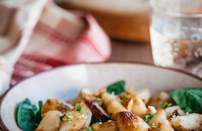 Poêlée de topinambours au romarin