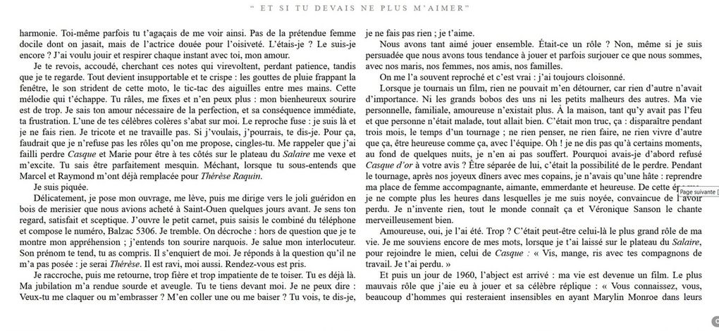 Et si tu devais ne plus m'aimer