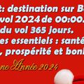 "CA PEUT SERVIR" -   CARTE DE BONNE ANNEE 2024!!!!!