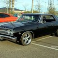 La Chevrolet chevelle malibu SS hardtop coupe de 1965 (Rencard Burger King avril 2011)