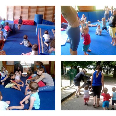 A la crèche, on fait de la gym!