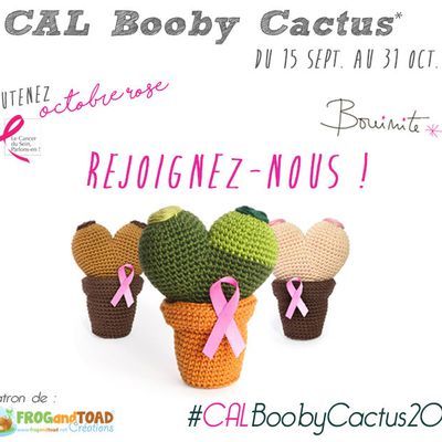 Soutenez Octobre Rose avec le CAL Booby Cactus 🌵