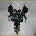 Collier Dentelle "Madeline" Mariage Victorien Steampunk Gothique 