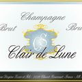 Réalisation Étiquette Champagne Clair De Lune