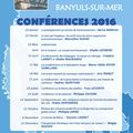 Conférences 2016 des mercredis de la connaissance