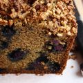 Coffee cake aux myrtilles (vegan)